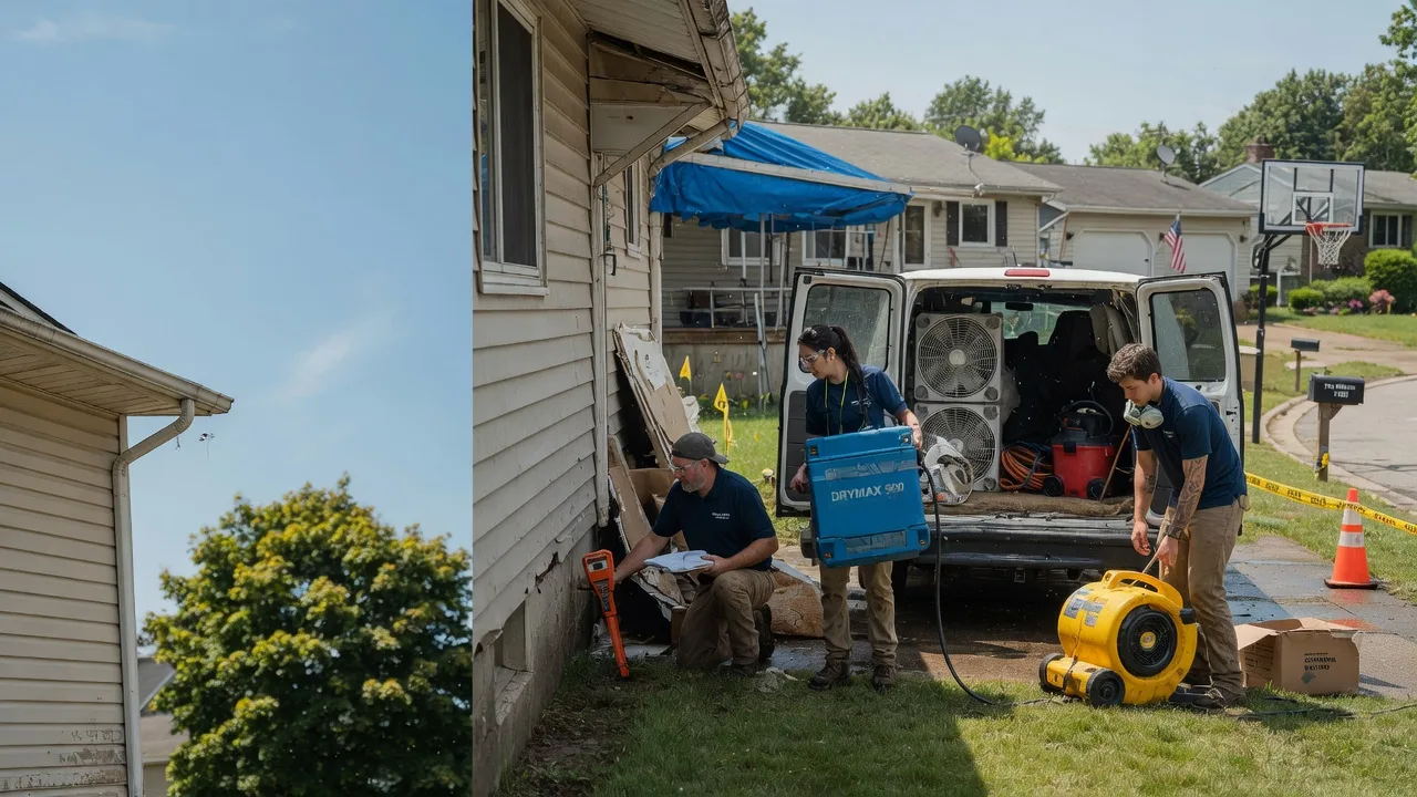 Ceiling Leak Cleanup in Addison, IL near me